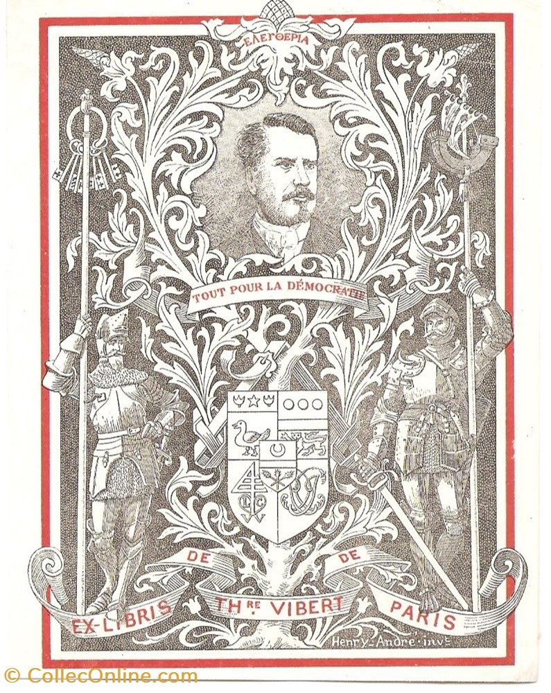 VIBERT vieux papiers ex libris vibert