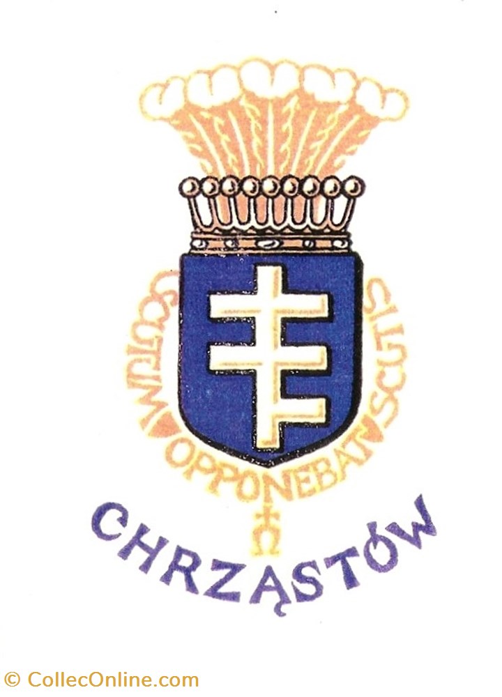 CHRZASTOW vieux papier ex libri chrzastow