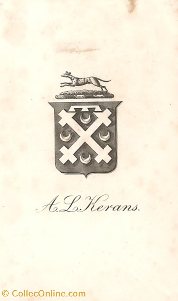 KERANS vieux papiers ex libris kerans