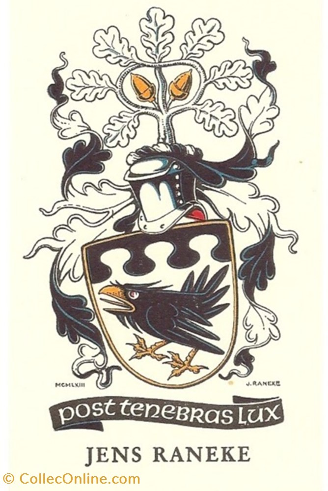 RANEKE vieux papiers ex libris raneke