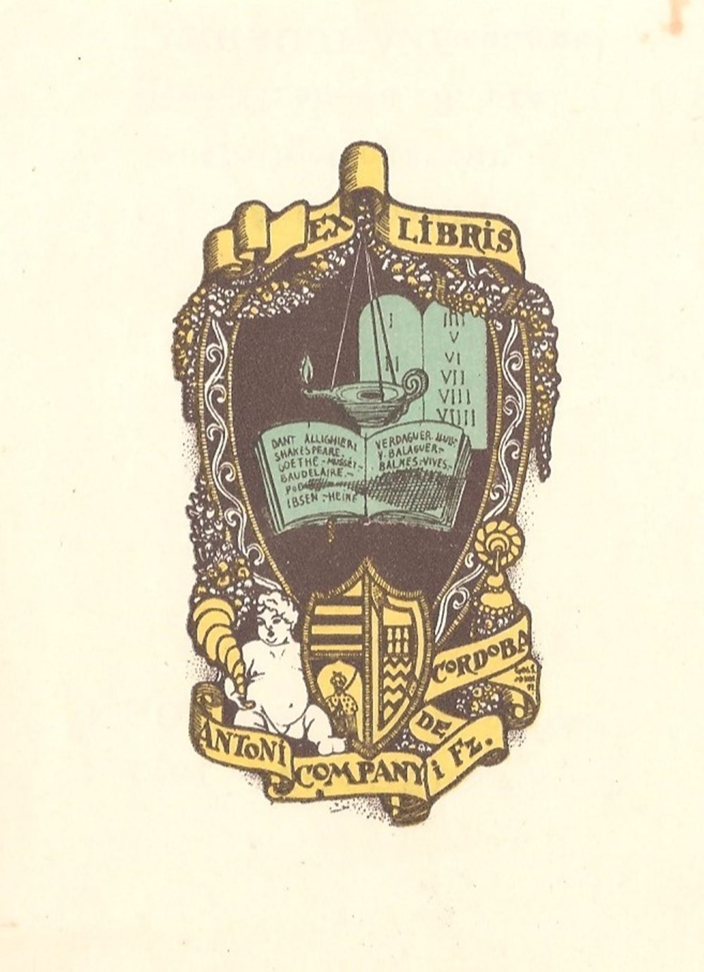 documents anciens ex libris company