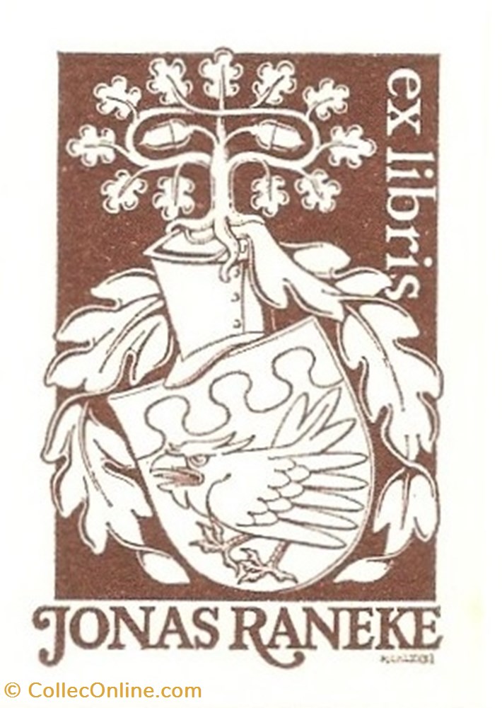 RANEKE vieux papiers ex libris raneke