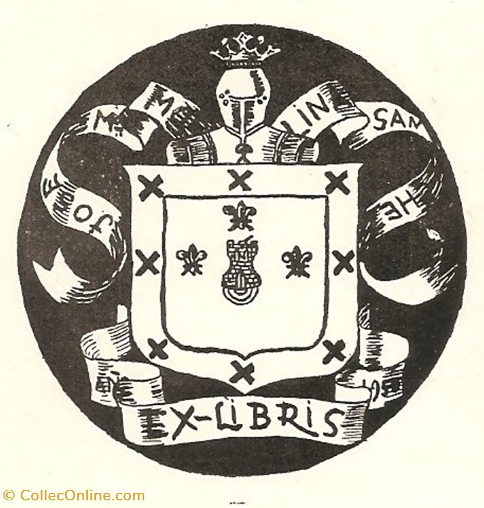 MOLINA SANCHEZ vieux papiers ex libris molina sanchez