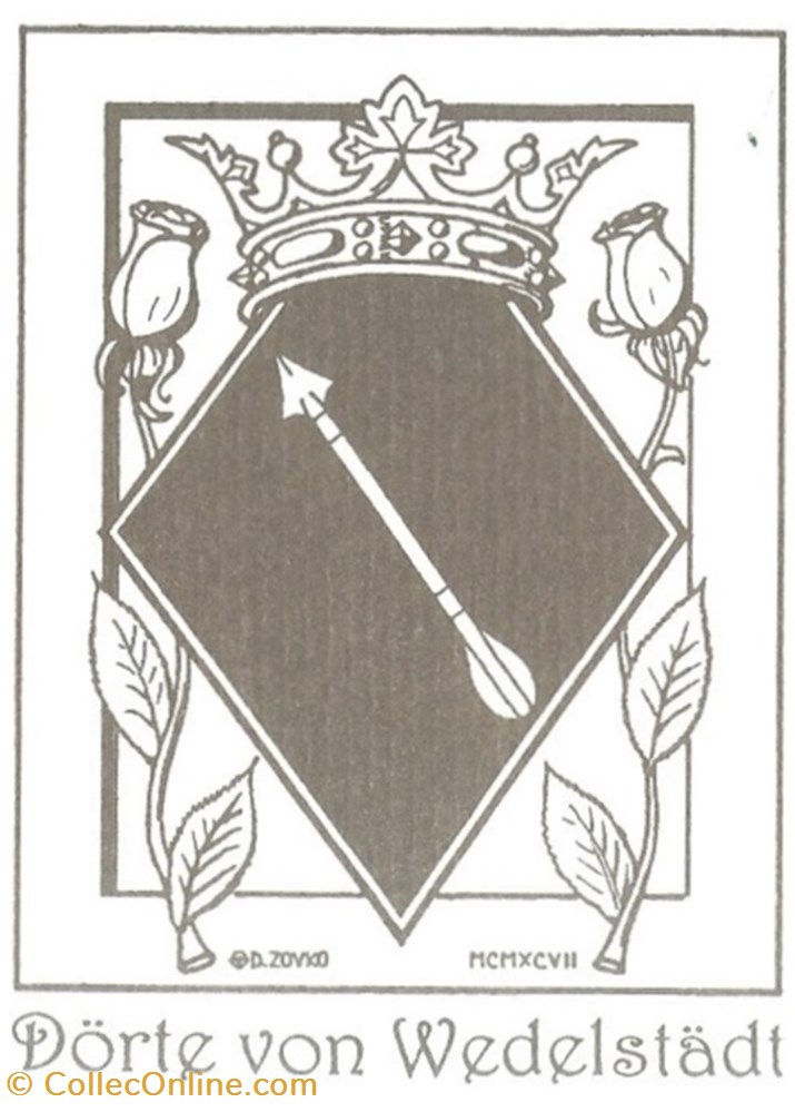 WEDELSTÄDT vieux papiers ex libris wedelstadt