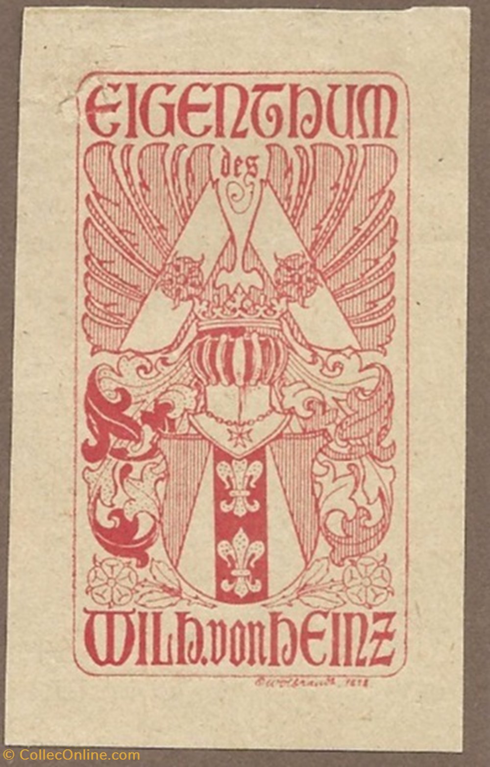 HEINZ documents anciens ex libris heinz