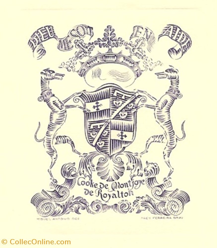 ROYALTON vieux papiers ex libris royalton