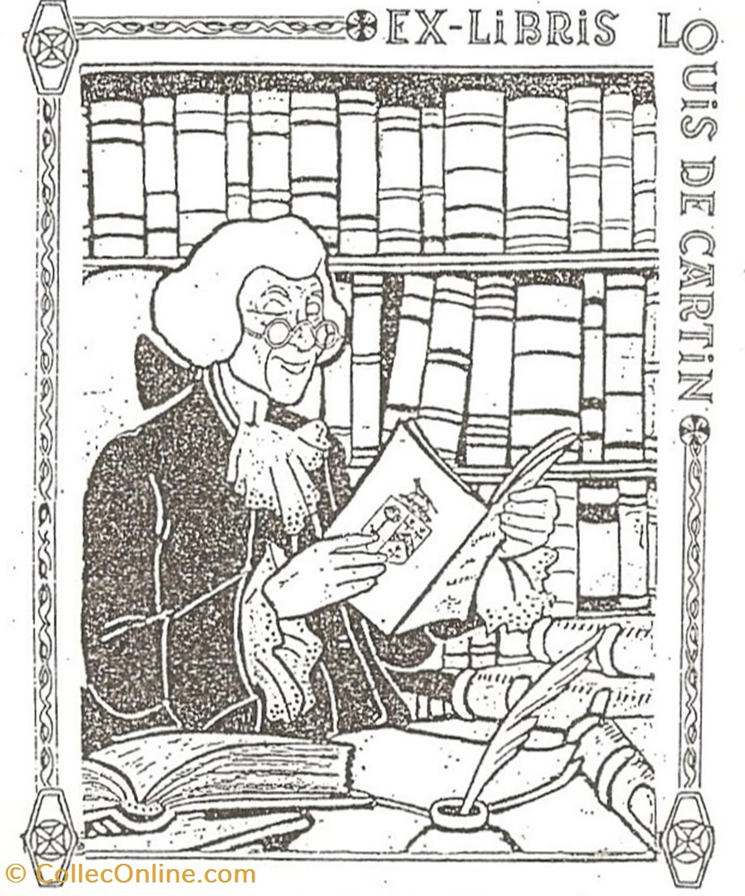 CARTIN vieux papiers ex libris cartin