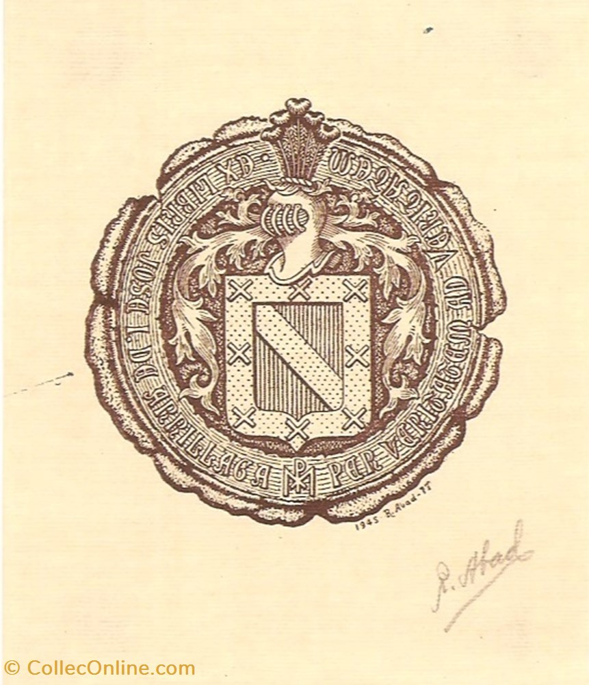 ARILLAGA vieux papiers ex libris arillaga