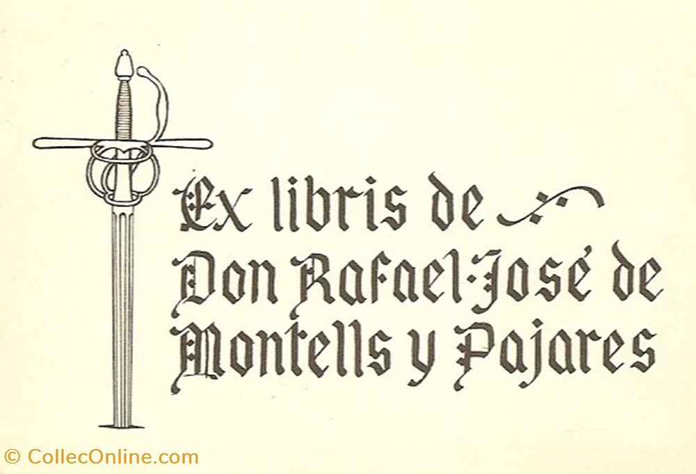 MONTELLS y PAJARES vieux papier montells y pajares