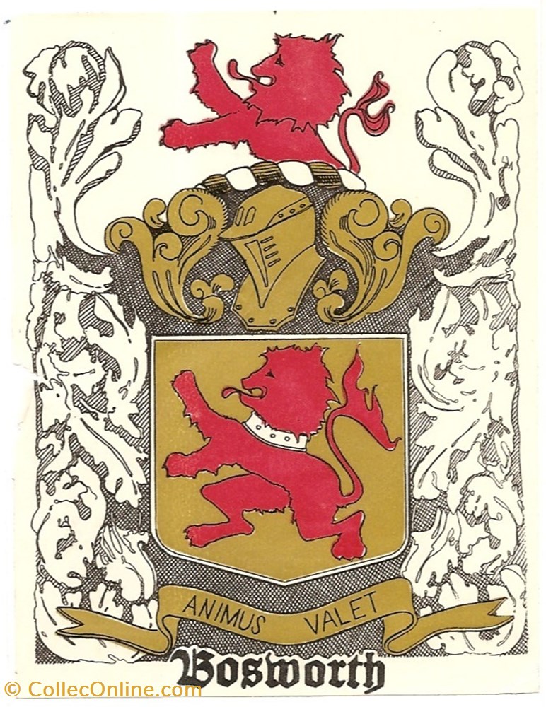 BOSWORTH vieux papiers ex libris bosworth