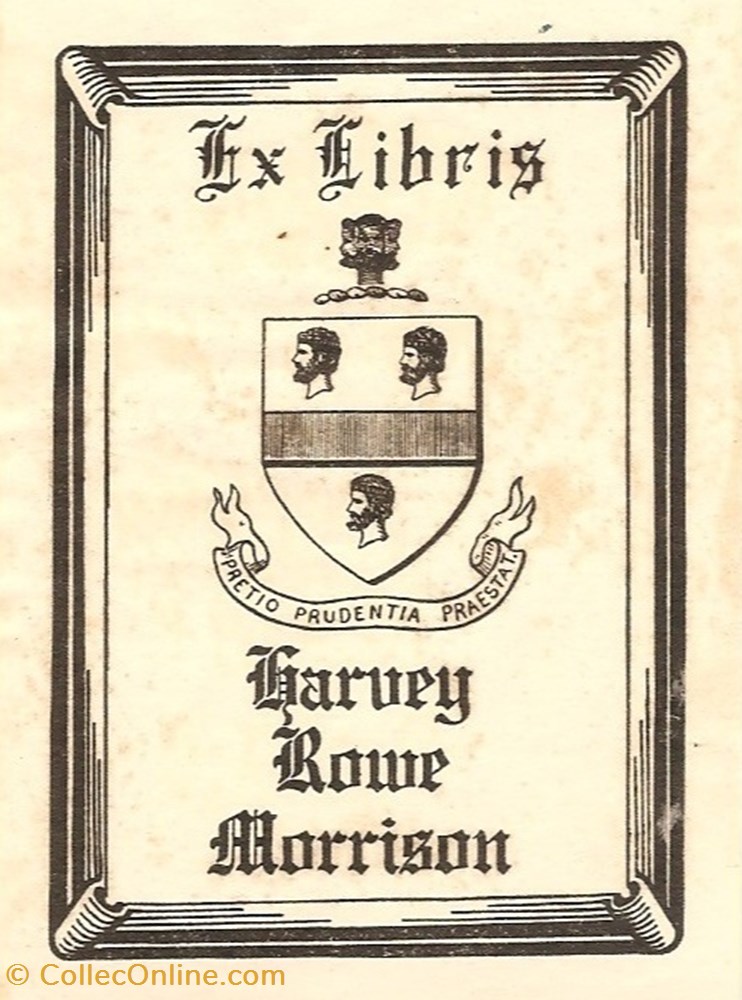 MORRISON vieux papiers ex libris morrison