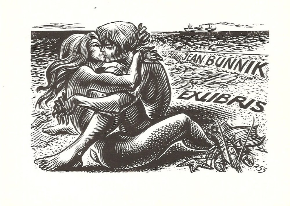 documents anciens ex libris bunnick