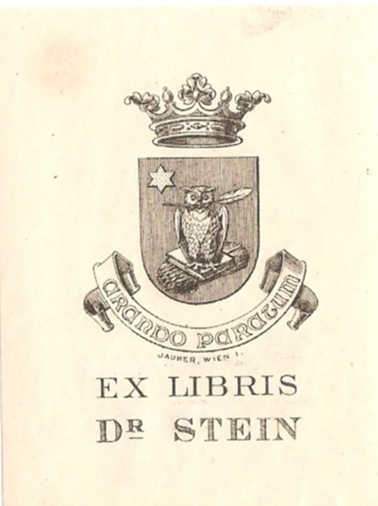 STEIN vieux papiers ex libris stein