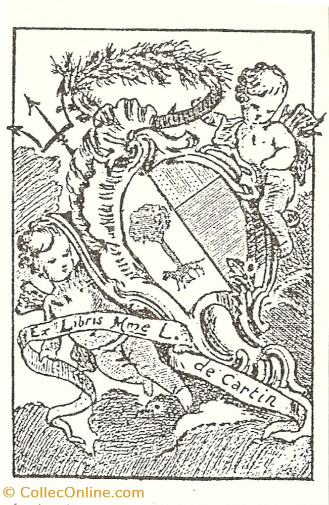 CARTIN vieux papiers ex libris cartin