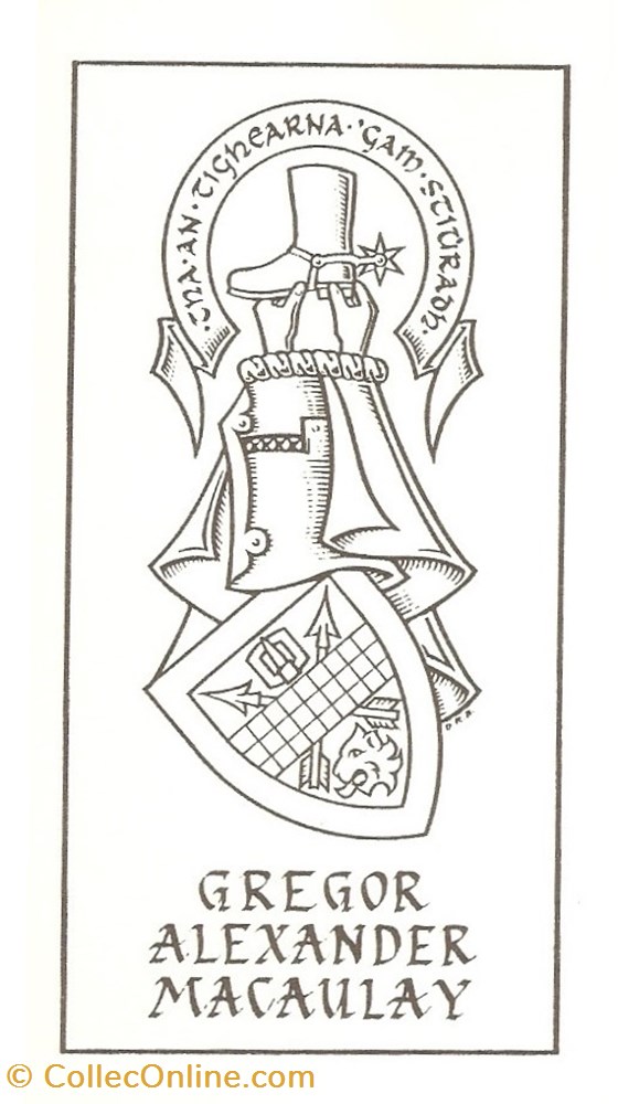MacCAULAY vieux papiers ex libris maccaulay