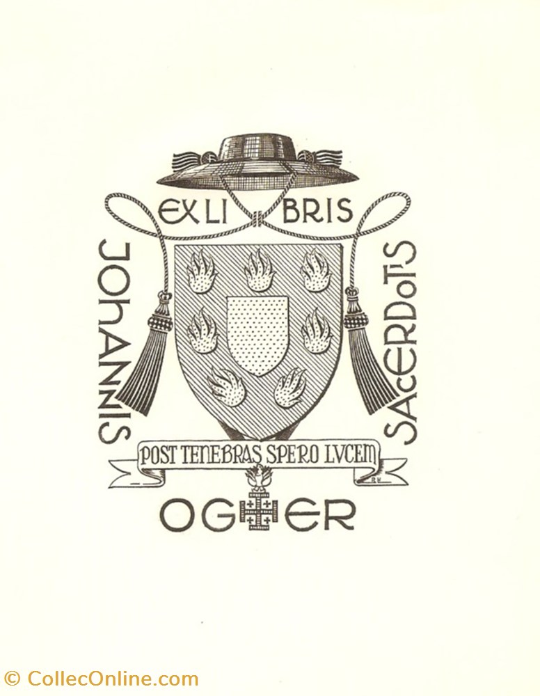 OGER vieux papiers ex libris oger