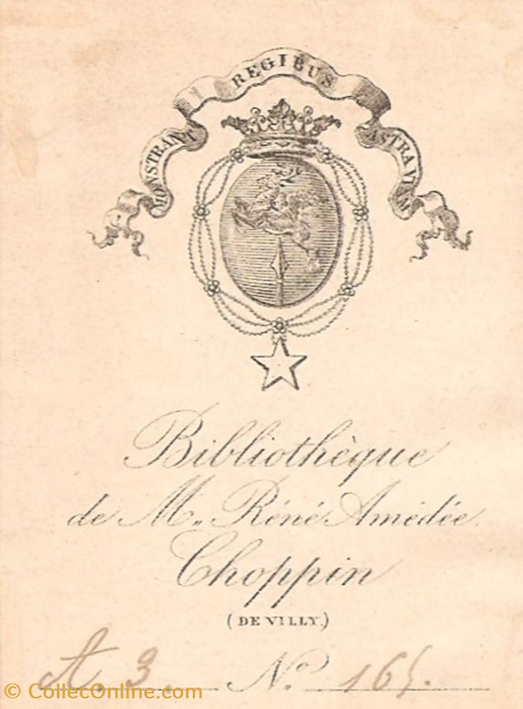 vieux papiers ex libris choppin