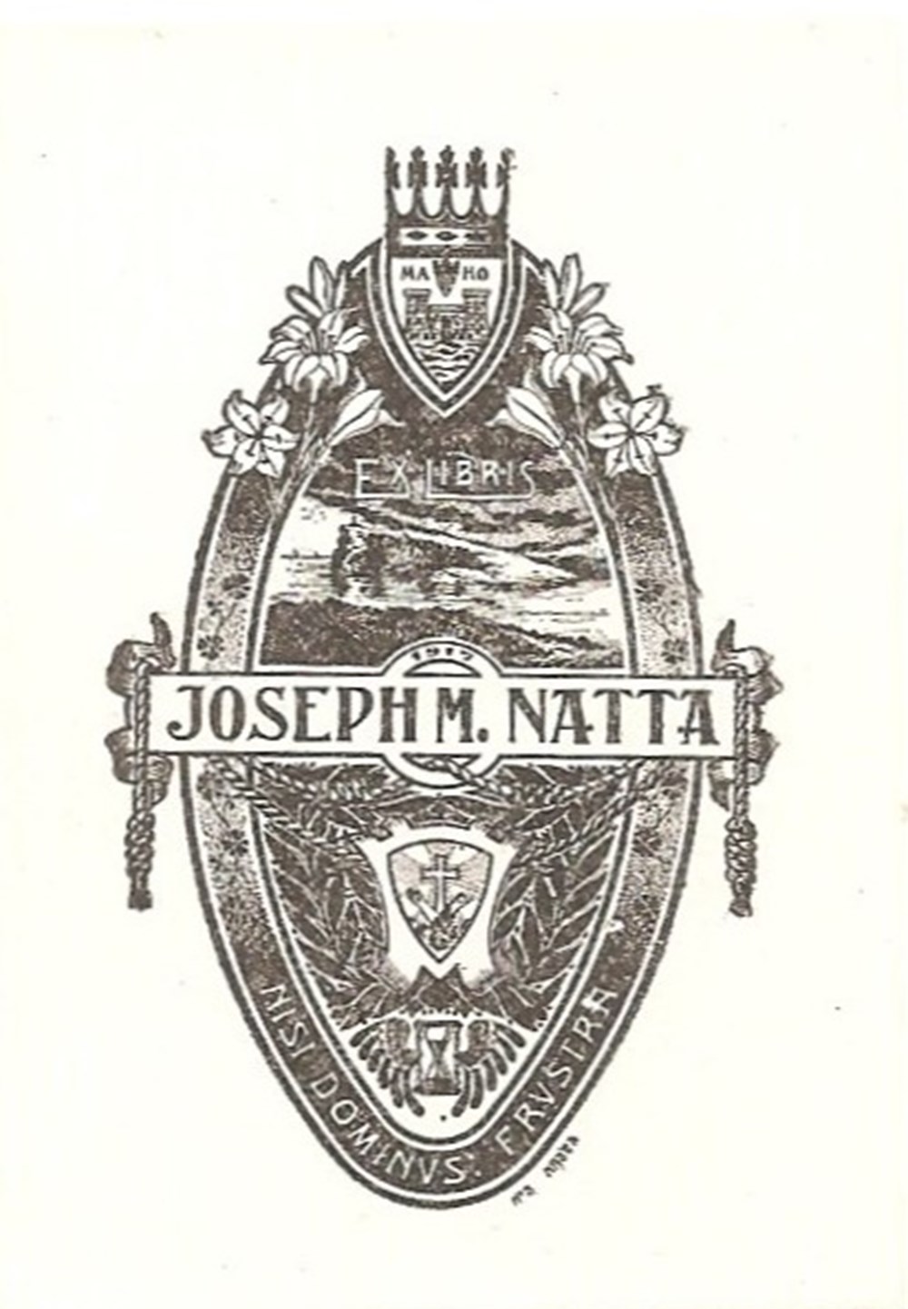NATTA documents anciens ex libris natta