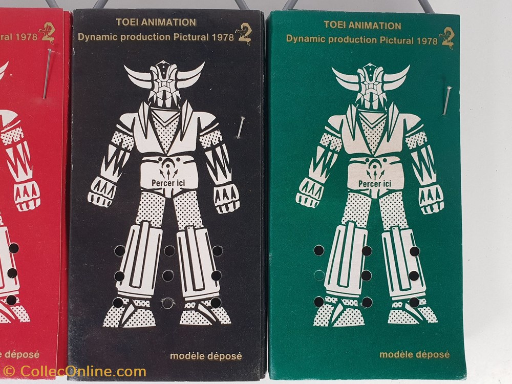 Lot de 4 desodorisants NEUFS de voiture anciens GOLDORAK de 1978 3 jeux jouet lot de 4 desodorisants neufs de voiture anciens goldorak de 1978