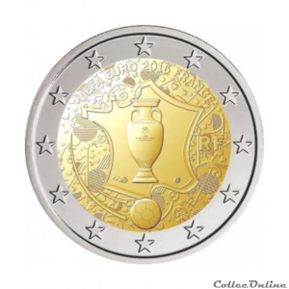 UEFA EURO 2016 monnaie france uefa euro 2016