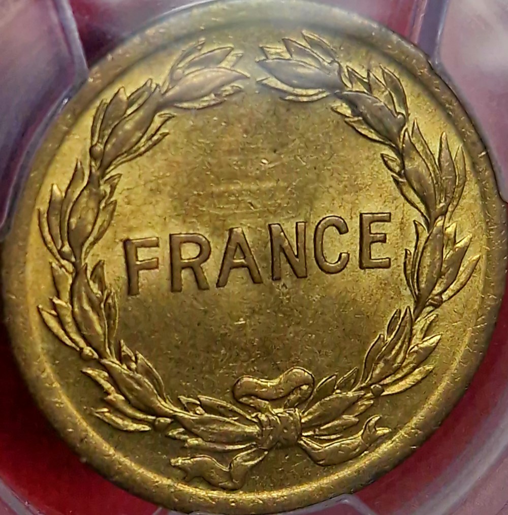 2 francs 'France' MS64 monnaies monde 2 francs france ms64