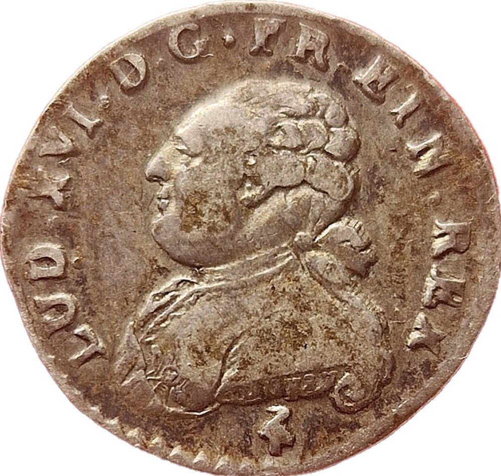 Vingtième d'écu 1782 A monnaies europe medievale france royales vingtieme ecu 1782 a