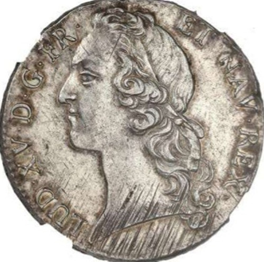 monnaies europe medievale france royales ecu au bandeau 1764 o