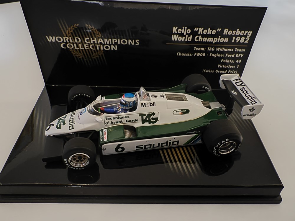 transports car keke rosberg 1982 world champion no 1