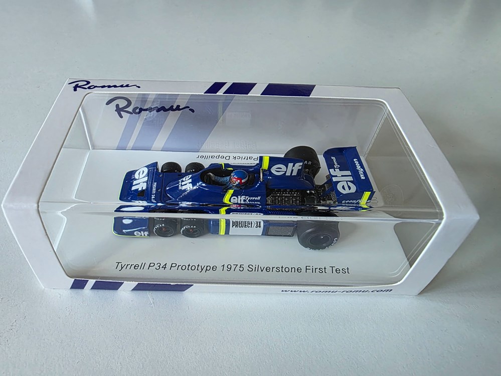 transports car patrick depailler silverstone uk 1975 tyrell p34 prototype