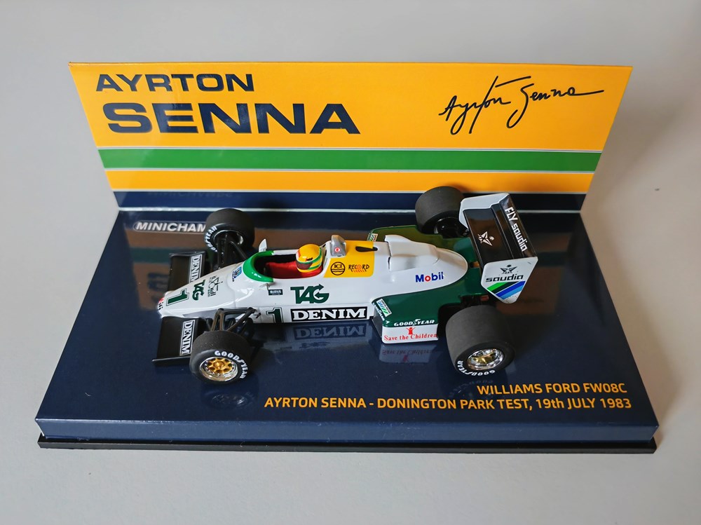 transports car ayrton senna donnington park uk 1983