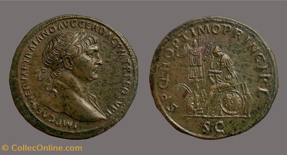coins 2 trajan ad 98 117