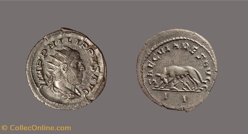 3. Philip I (AD 244-249) coins 3 philip i ad 244 249