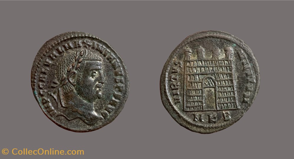 4. Galerius (AD 305-311) coins 4 galerius ad 305 311