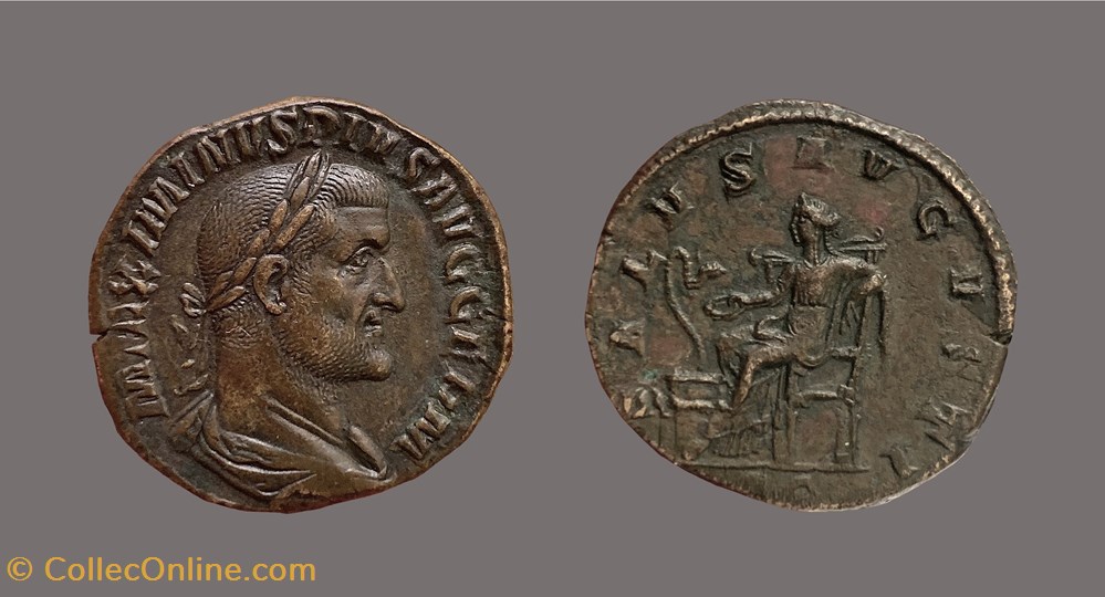 1. Maximinus I (AD 235-238) coins exonumia tokens weights 1 maximinus i ad 235 238