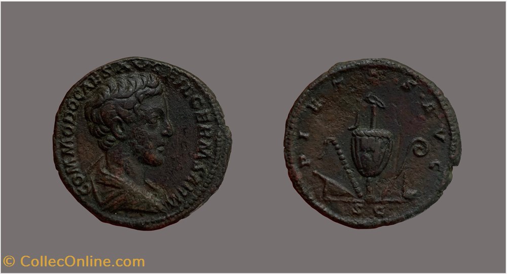 8. Commodus (As Caesar, AD 166-177) coins 8 commodus as caesar ad 166 177