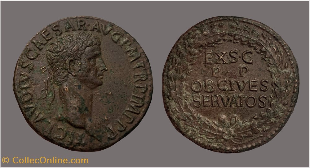 Claudius (AD 41-54) coins claudius ad 41 54