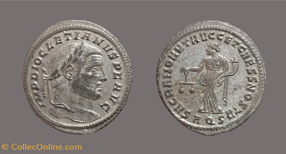 2. Diocletian (AD 283-305) coins 2 diocletian ad 283 305