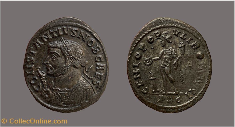6. Constantius I (AD 305-306) coins 6 constantius i ad 305 306