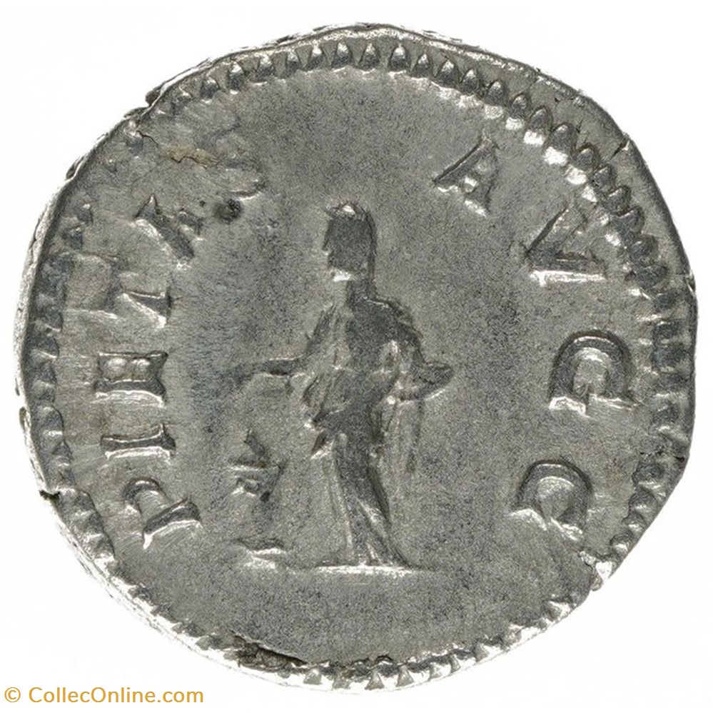 Julia Domna (+217) coin ancient b c to roman republicain imperial julia domna 217