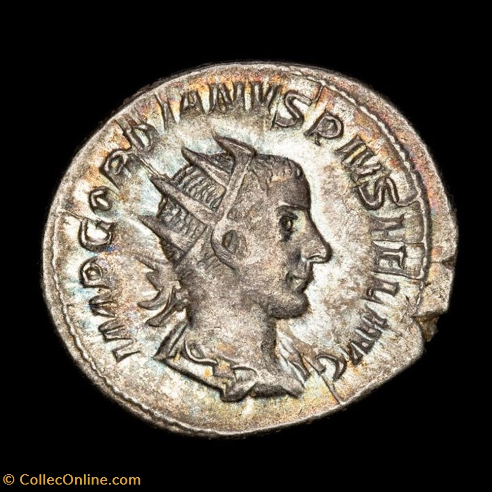 Gordianus III (238-244) coin ancient b c to roman republicain imperial gordianus iii 238 244