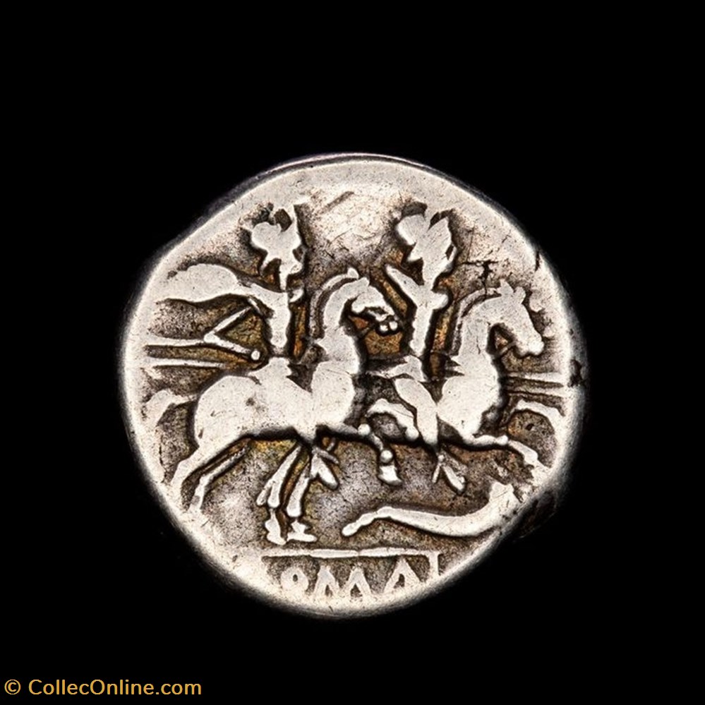 Anonymous (206-195- B.C.) coin ancient to roman republicain imperial anonymous 206 195 b c