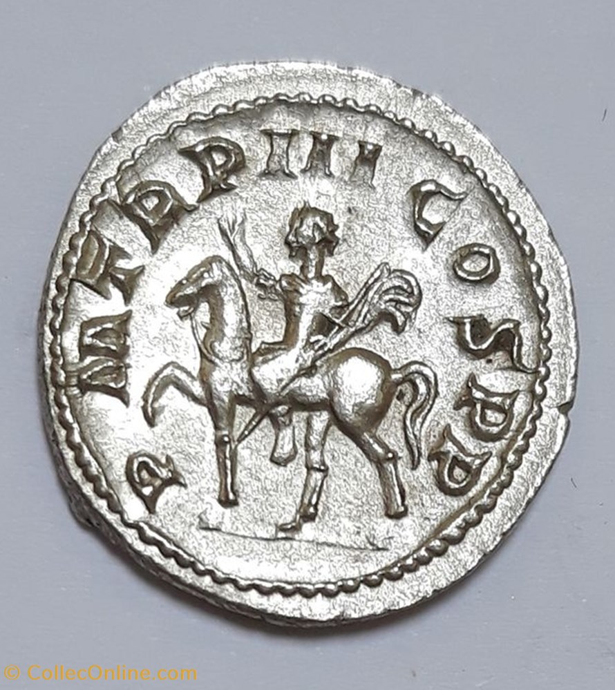 Gordianus III (238-244) coin ancient b c to roman republicain imperial gordianus iii 238 244