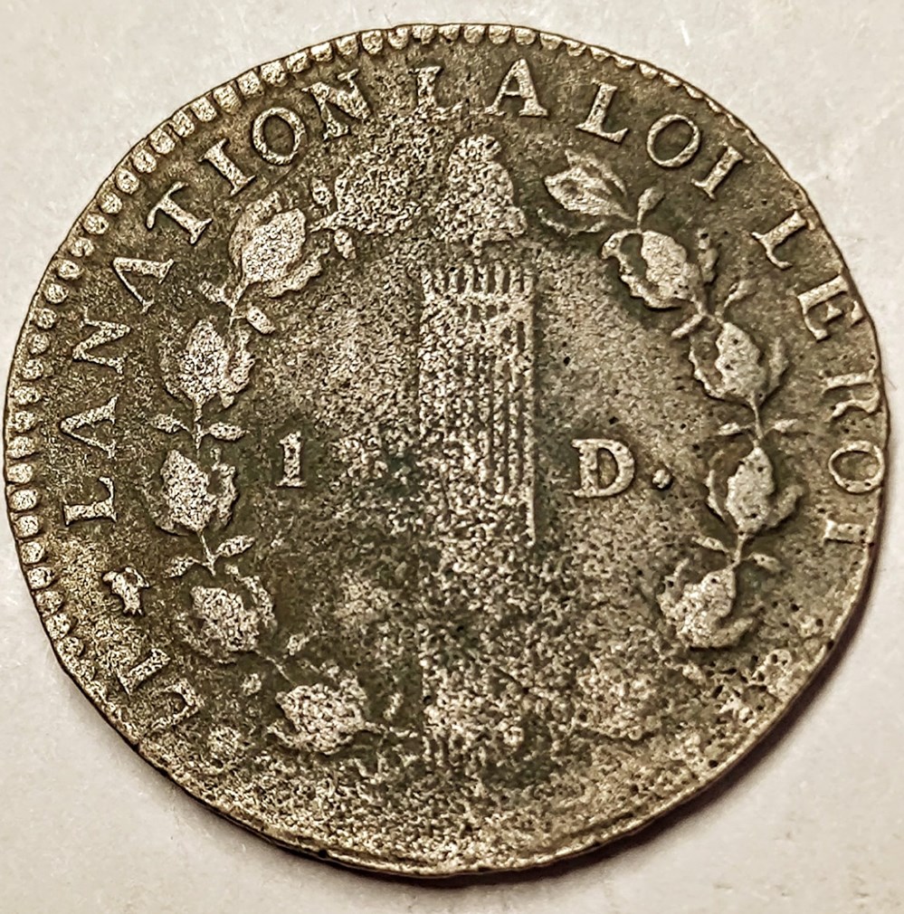 monnaies europe medievale france royales louis xvi 12 deniers au faisceau 1793 d