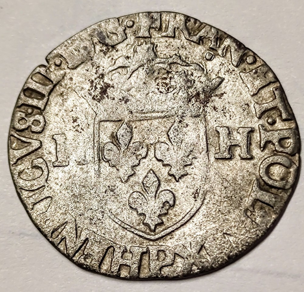 HENRI III Douzain aux deux H 1 er type 1575 P monnaies europe medievale france royales henri iii douzain aux deux h 1 er type 1575 p
