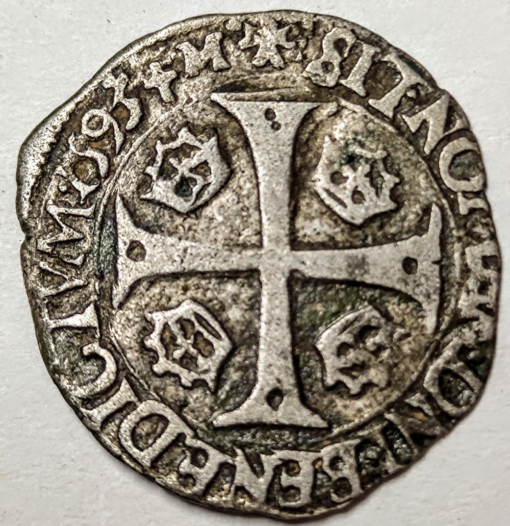 CHARLES X Douzain aux deux C 1er type 1595 P monnaies europe medievale france royales charles x douzain aux deux c 1er type 1595 p
