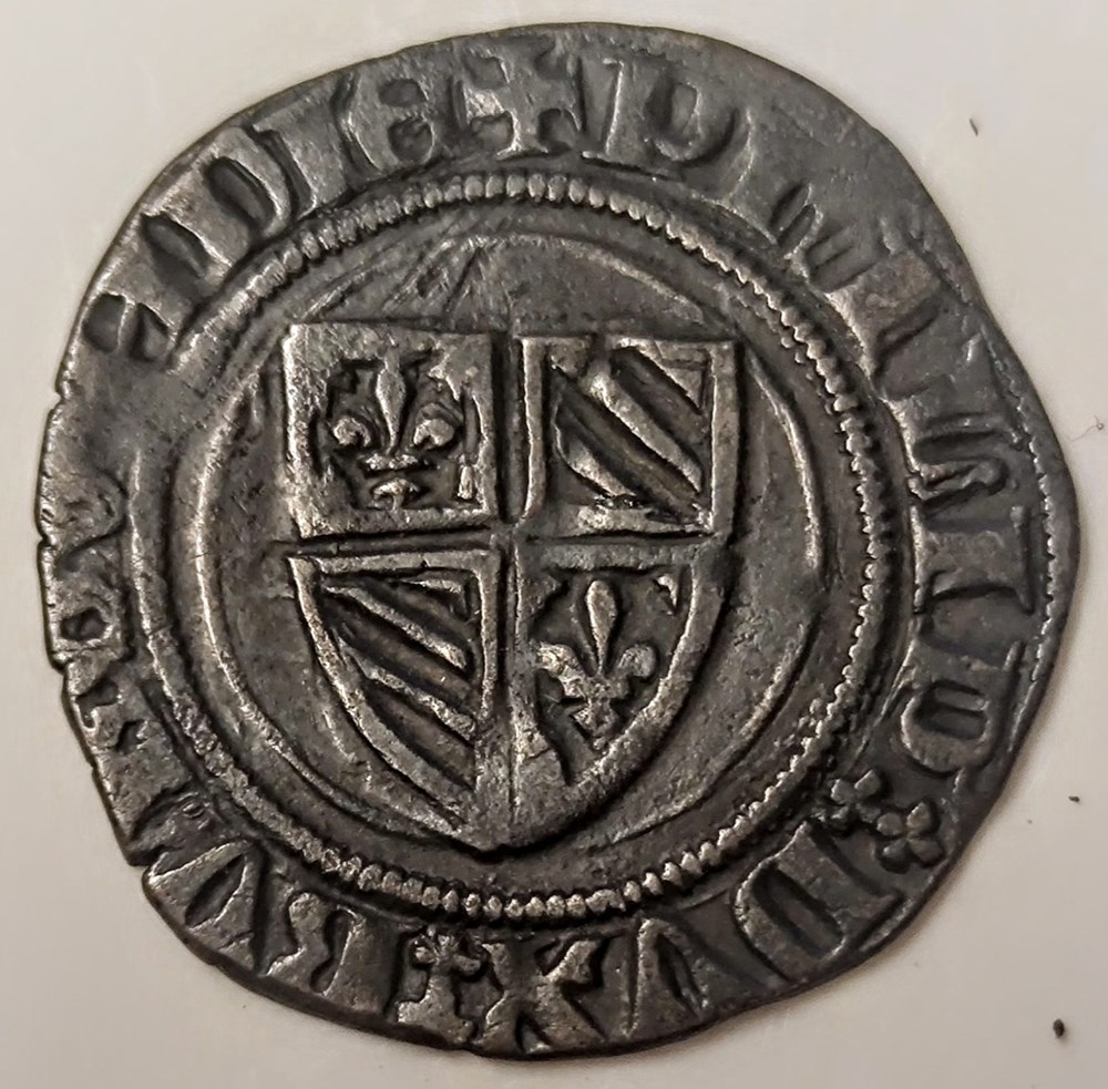 PHILIPPE LE HARDI 1363-1404 grand Blanc monnaies europe medievale france feodales philippe le hardi 1363 1404 grand blanc