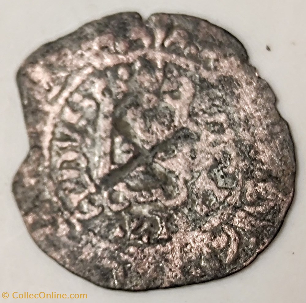 EUDES IV 1315-1349 Maille noire Double au petit écu monnaies europe medievale france feodales eudes iv 1315 1349 maille noire double au petit ecu