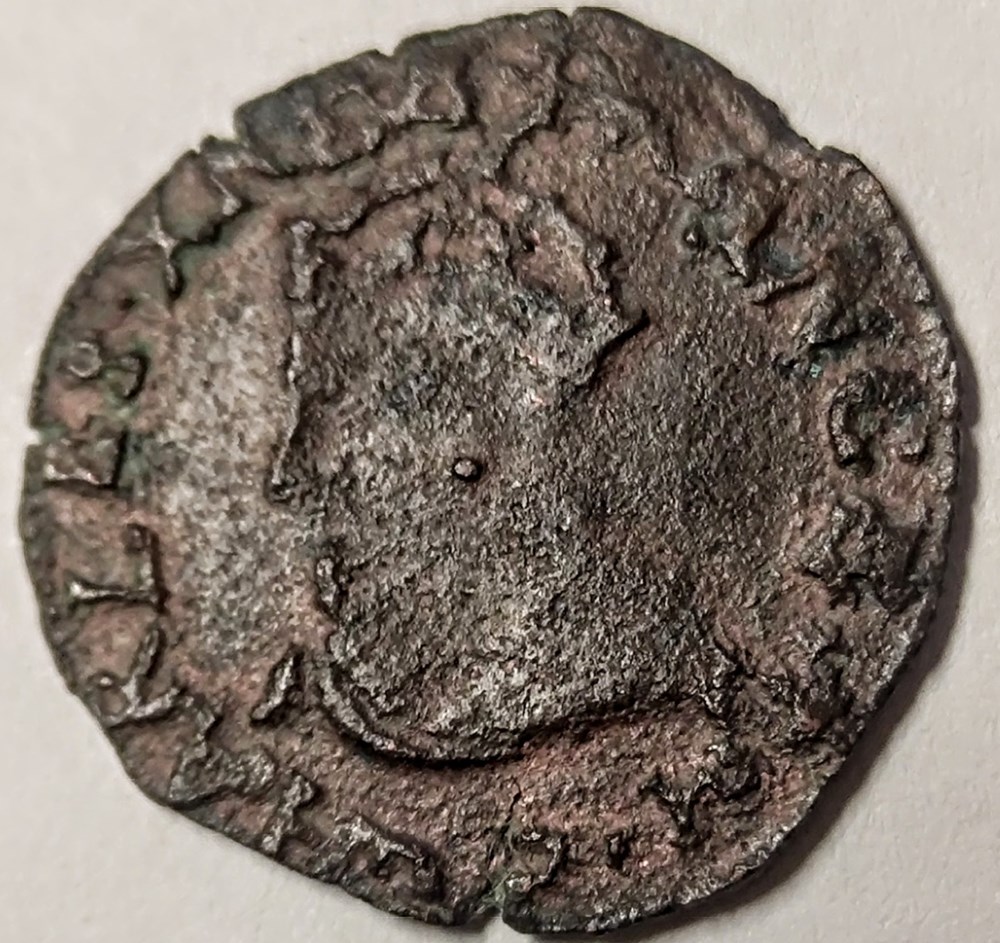 monnaies europe medievale france royales charles x double tournois 1594 p