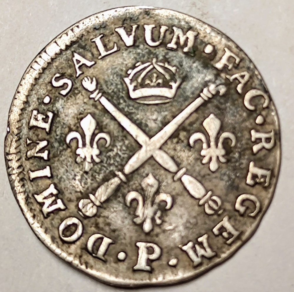 LOUIS XIV cinq sols aux insignes 1702 P monnaies europe medievale france louis xiv cinq sols aux insignes 1702 p