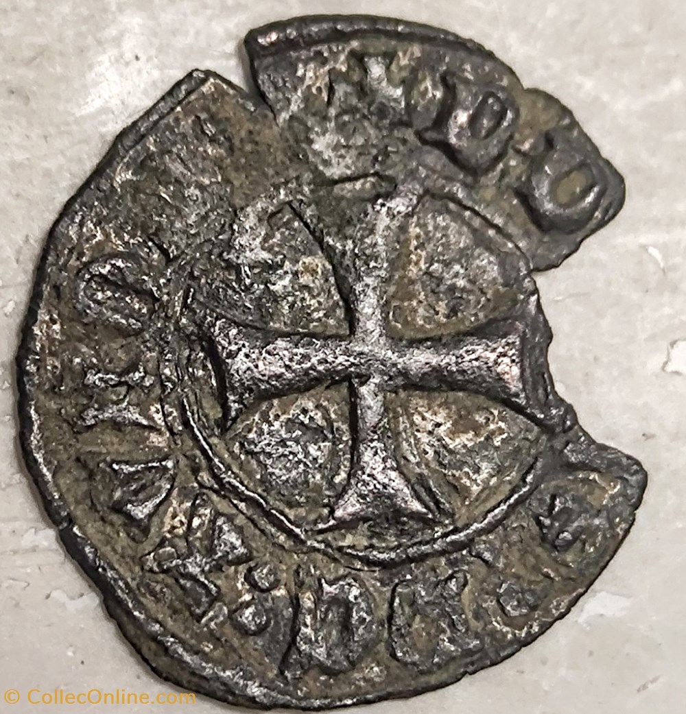 PHILIPPE le BON 1419-1467 Demi double ou denier Auxonne monnaies europe medievale france feodales philippe le bon 1419 1467 demi double ou denier auxonne